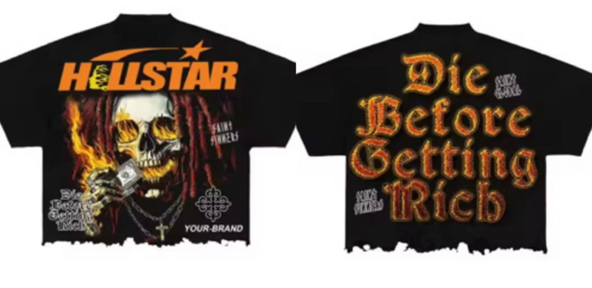 H STAR TEE (this shirt is not oversized)