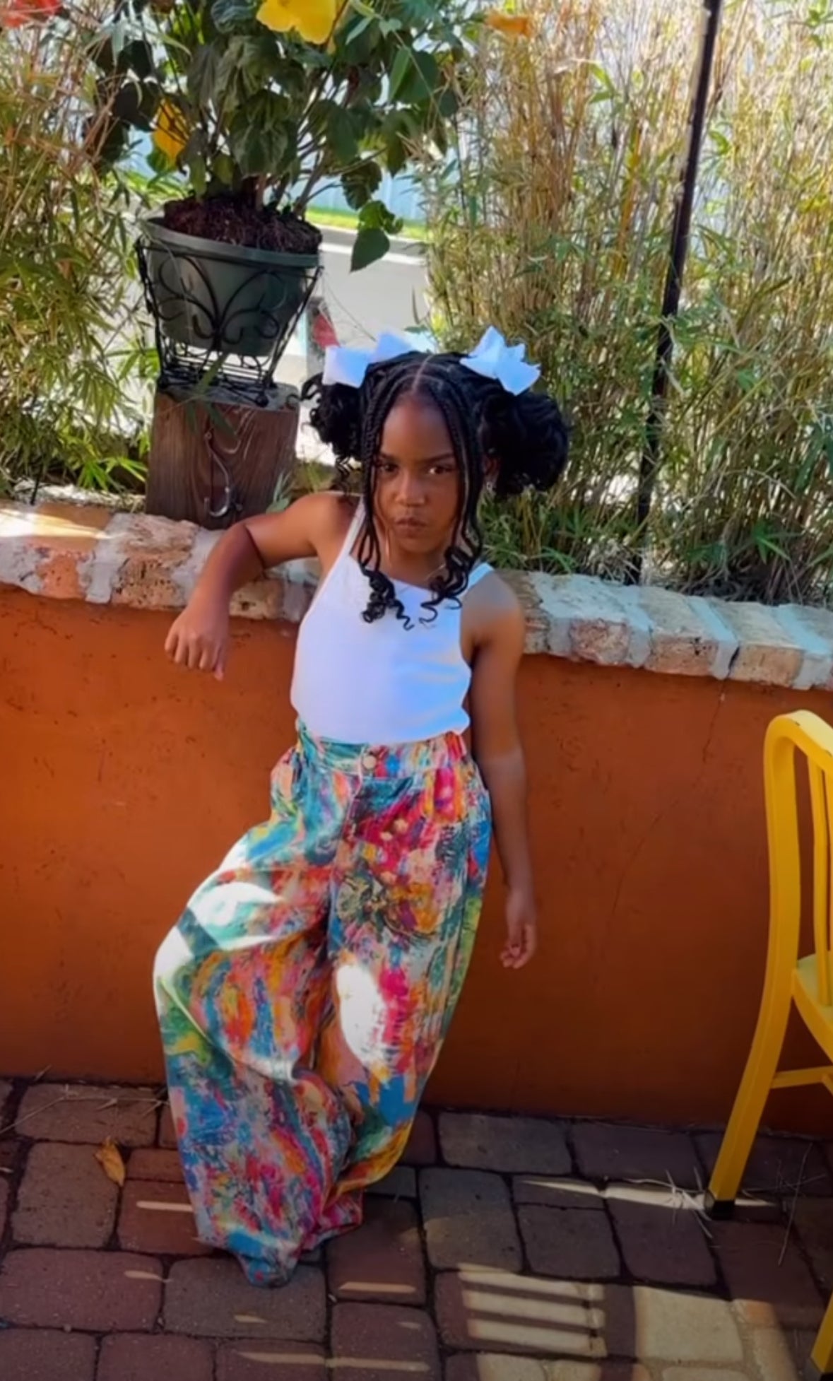 Oversized Painted Pants