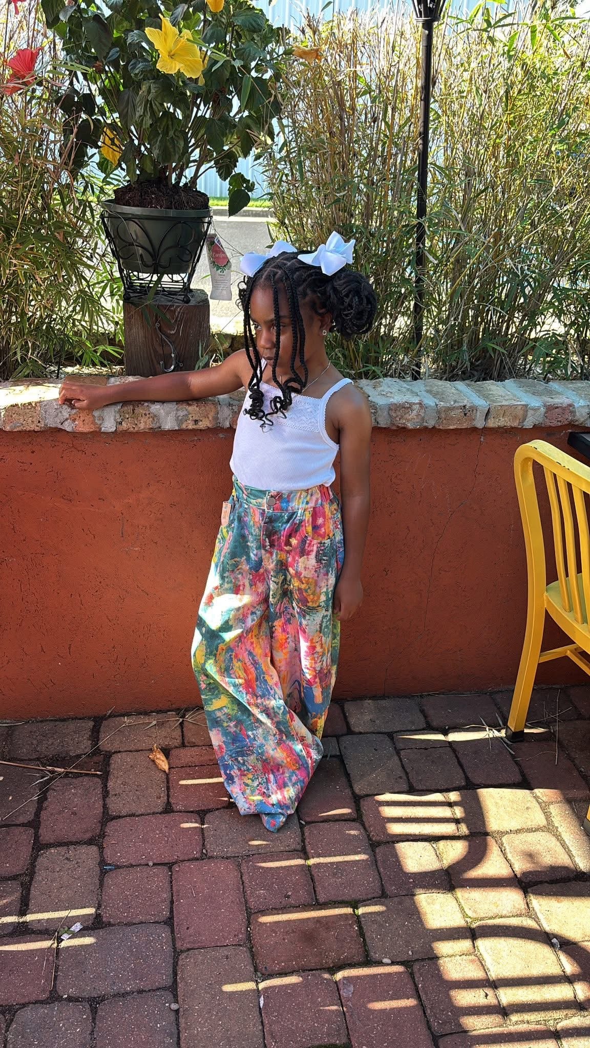 Oversized Painted Pants