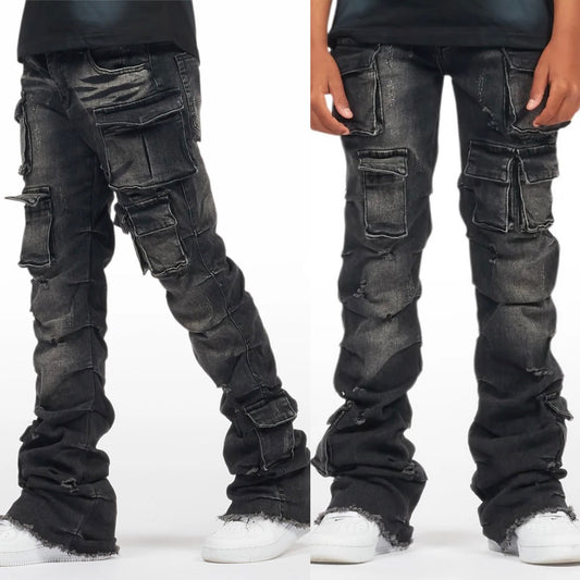 Stacked Denim Jeans