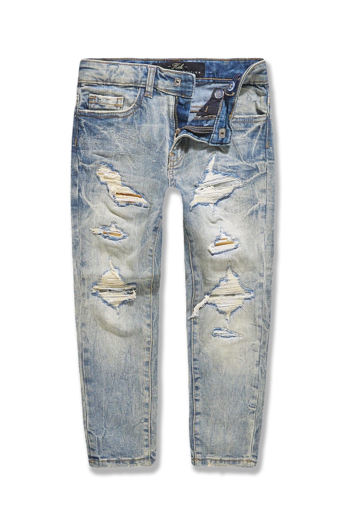 Boys Skinny and Stacked Denim Jeans