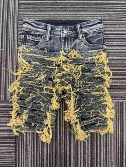 Denim shorts