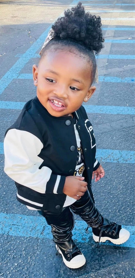 Unisex Stacked Leather Leggings