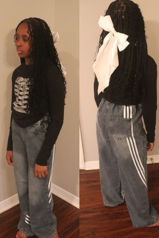 Oversized Wide Leg Denim