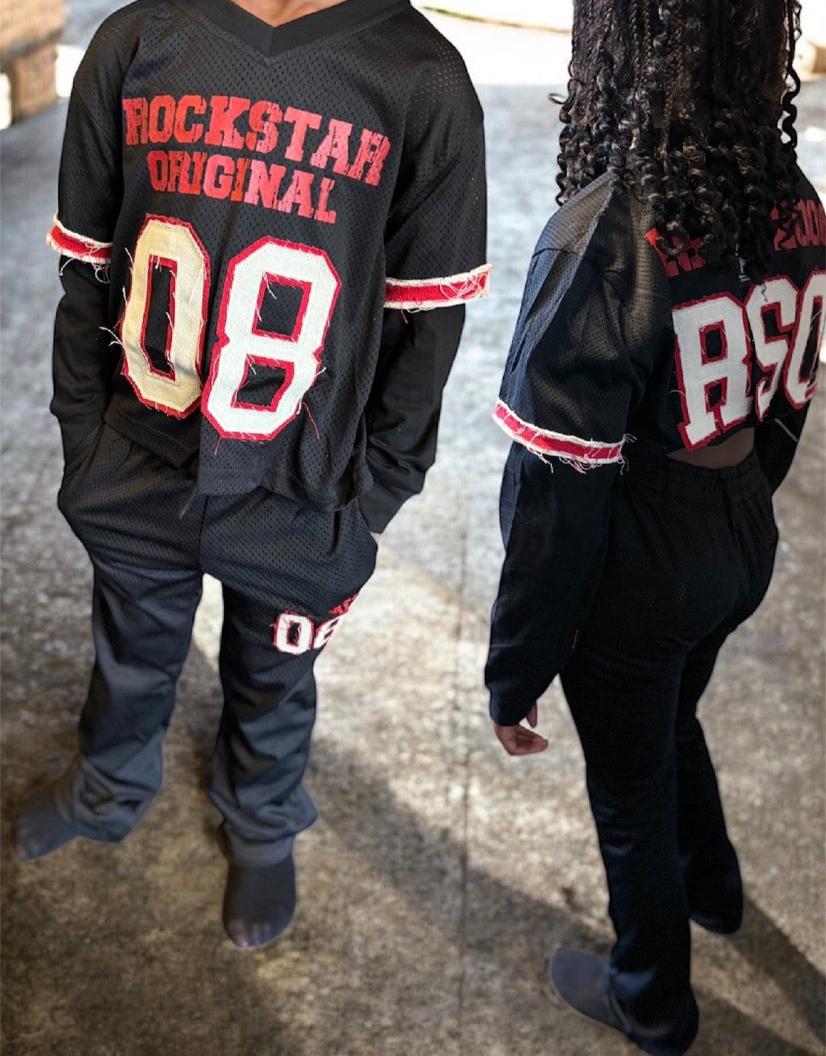 Unisex Rockstar, Jersey Material Stacked Set