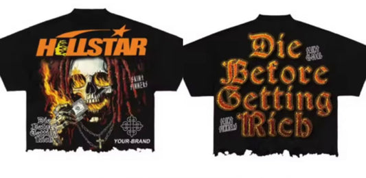 H STAR TEE (this shirt is not oversized)