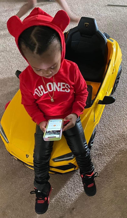 Unisex Stacked Leather Leggings